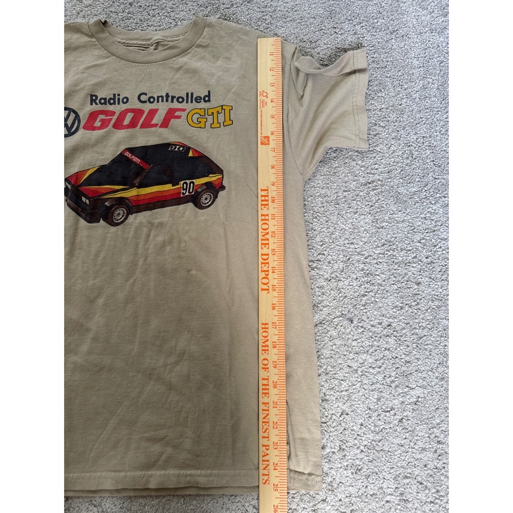 Volkswagen Radio Controlled Golf GTI Graphic T-Shirt Tan Mens Medium VW RC Car - Picture 5 of 5